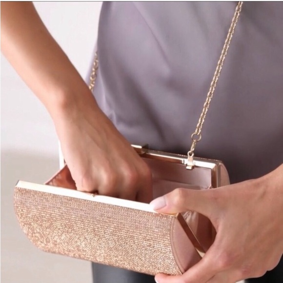 RARE rose gold diamond clutch bag - Picture 6 of 6